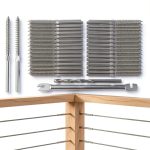 CELYND Swage Lag Screws 1/8 Inch Stainless Steel Cable-0