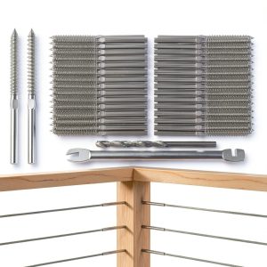 CELYND Swage Lag Screws 1/8 Inch Stainless Steel Cable-0