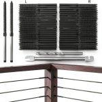 CELYND Black Swage Lag Screws T316 Stainless Steel Deck-0