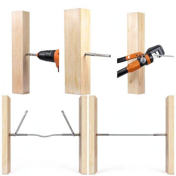 CELYND Swage Lag Screws 1/8 Inch Stainless Steel Cable-4