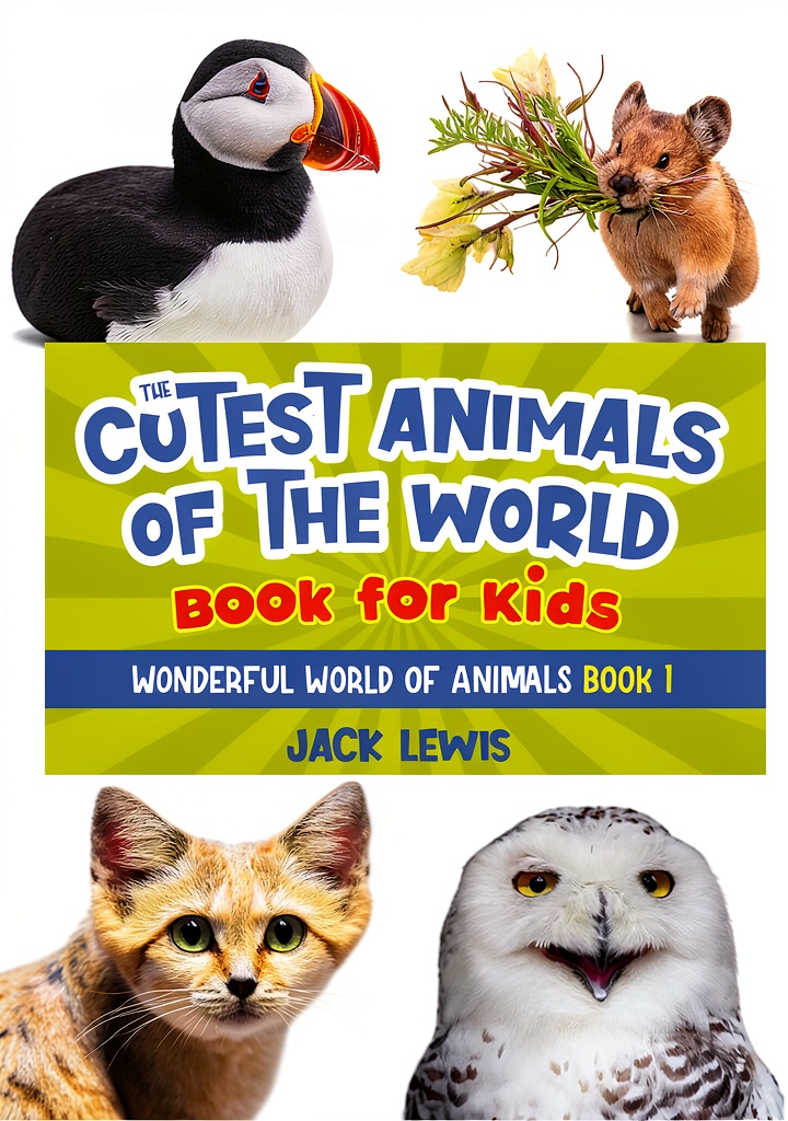 Children reading the Wonderful World of Animals book on a tablet