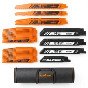 Reciprocating Saw Blade Set HORUSDY 40-Piece Wet Wood, PVC & Metal-0
