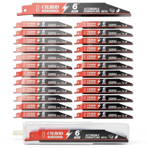 Reciprocating Saw Blades Cylrod 6in 14/18 TPI Cobalt Bi-Metal Pack 25-0