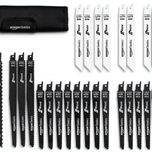 Reciprocating Saw Blade Set Amazon Basics 32-Piece CRV Steel Organizer-0
