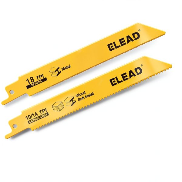 Reciprocating Saw Blade Set ELEAD 10-Piece Bi-Metal Cutting Blades-2